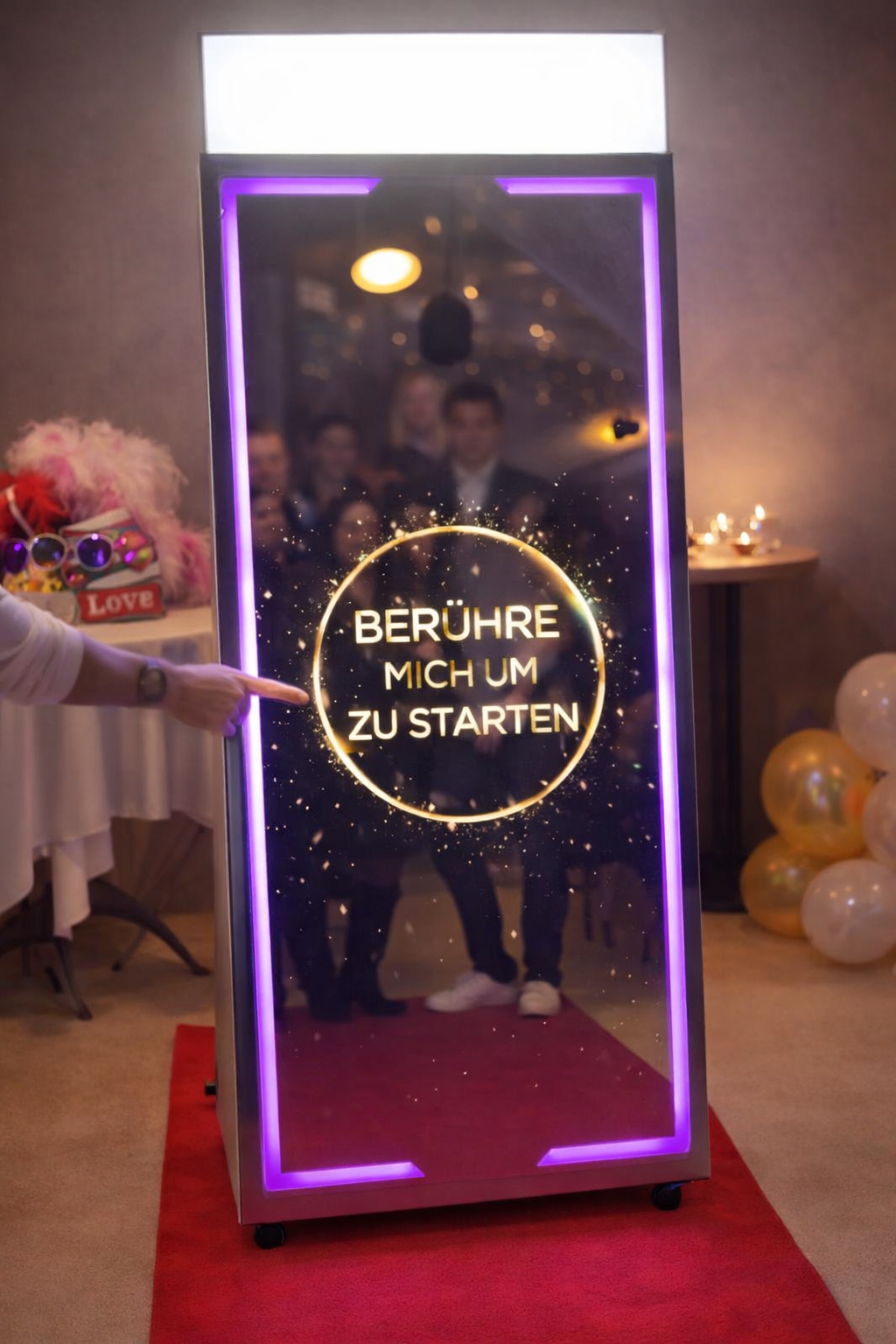 MagicMirror Fotospiegel – Dein interaktives Highlight für jedes Event