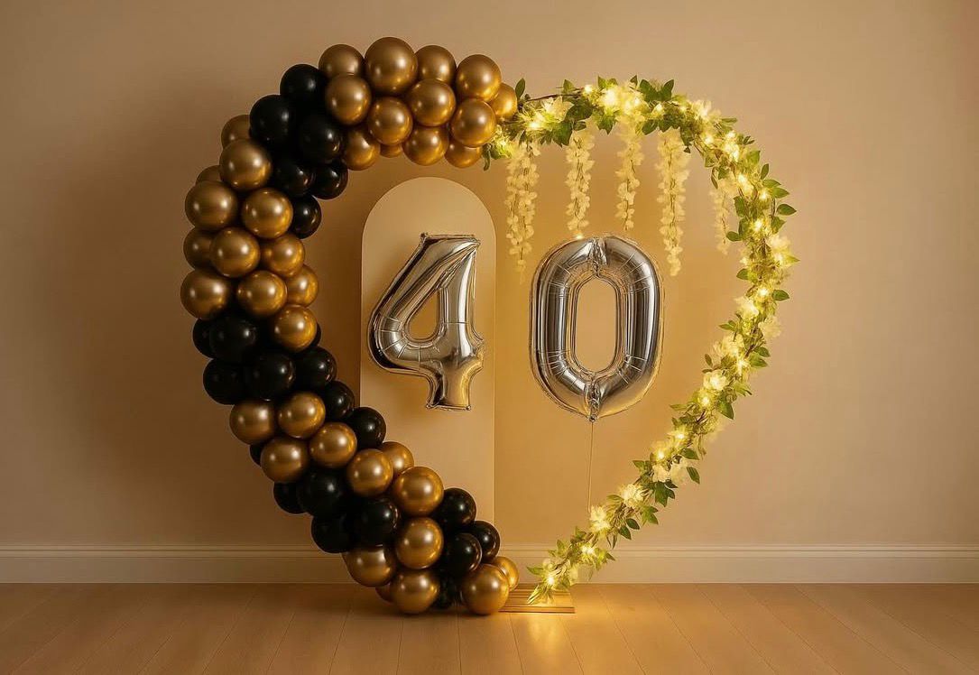 Ballon Herz Fotowand – Perfekter Blickfang für besondere Anlässe Leihgebühr und preis  gilt für eine Woche