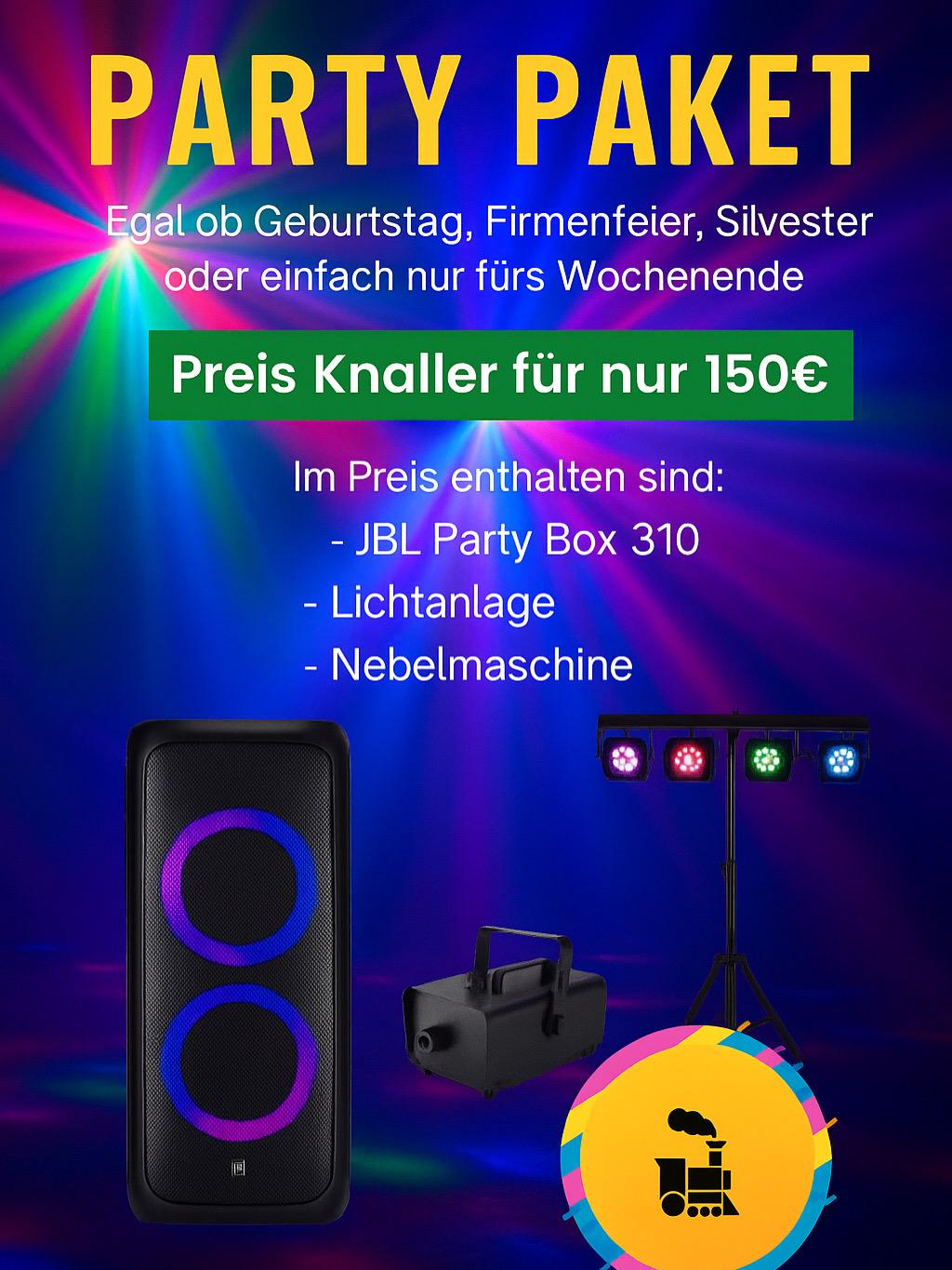 Party Paket Klein – Der perfekte Start für Ihre Feier