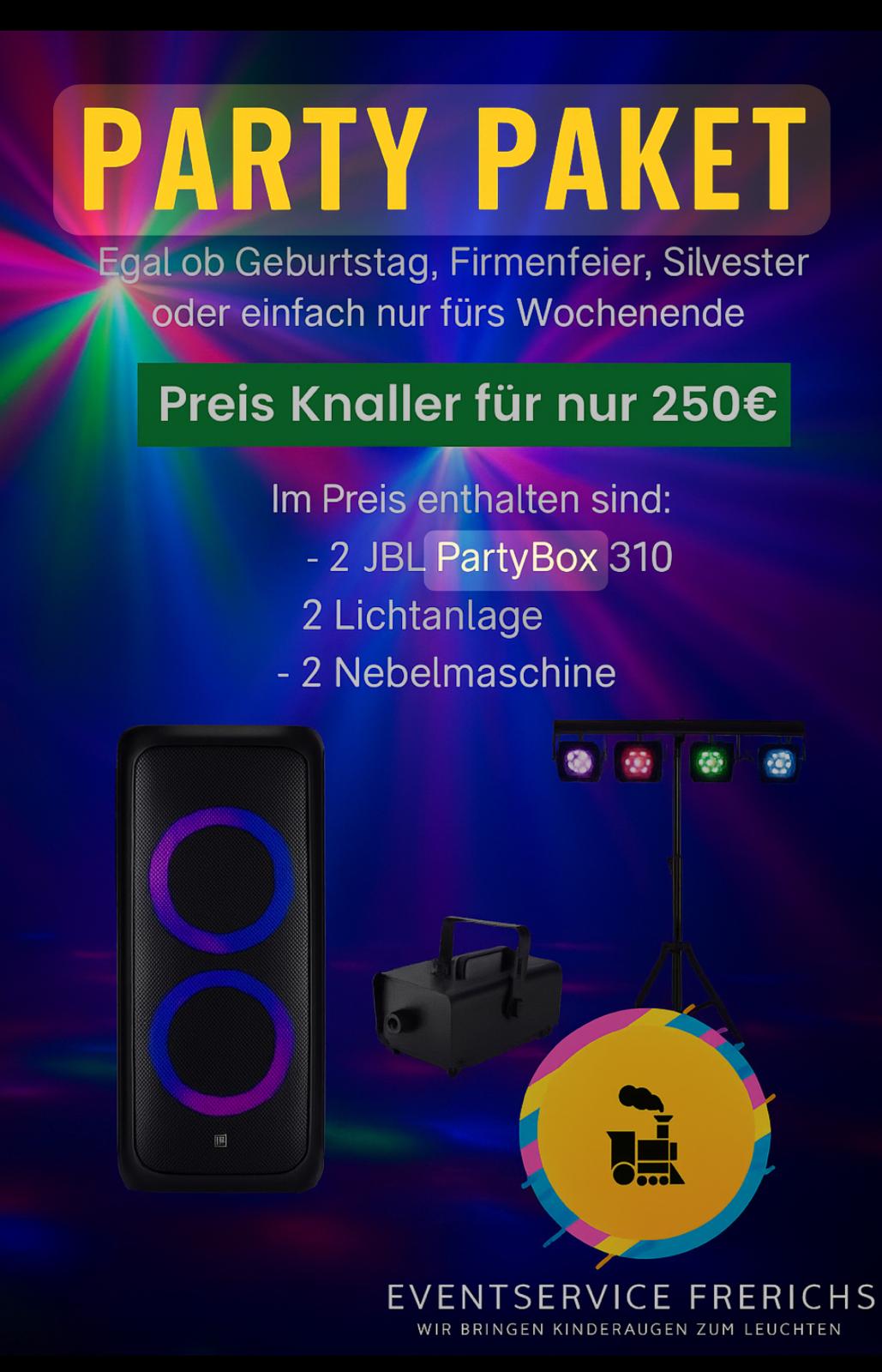 Party Paket Groß – Der perfekte Start für Ihre Feier
